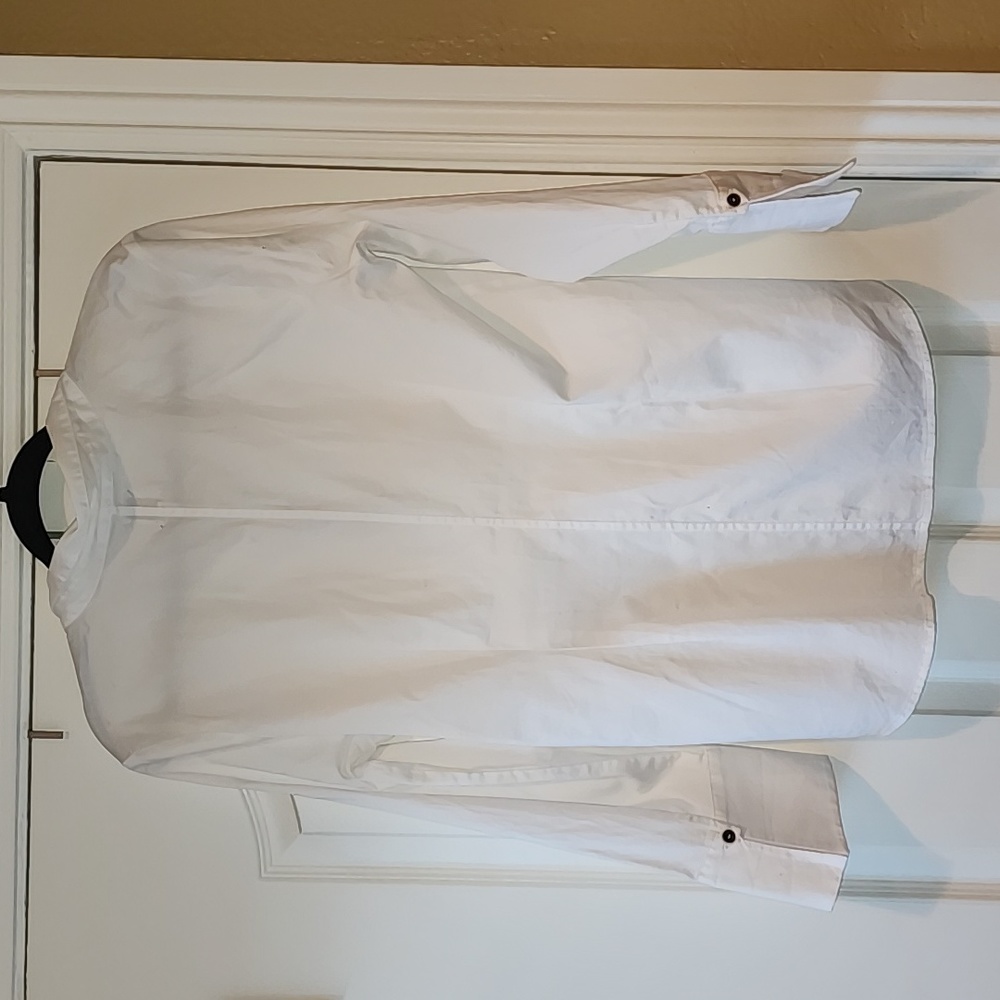 New NIC+ZOE White Long Sleeve Blouse, NWT, Size Medium - Picture 9 of 11